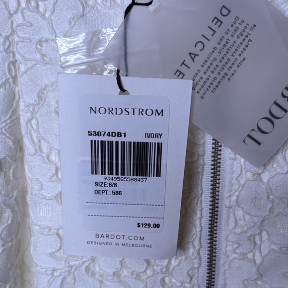 Bardot White Lace Dress - Picture 7 of 8